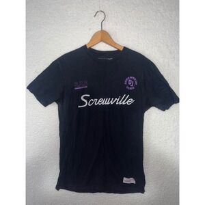 Mitchell & Ness Screwed Up Click Screwville Houston TX DJ Screw T-Shirt Mens M